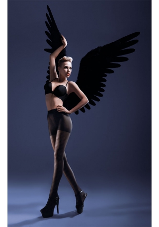 Had a fine mesh jacquard tights
